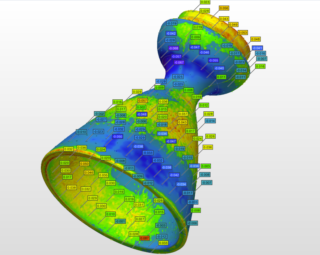 解决方案 | 云知尚ePath-poly，点云测量快速自动提取上万个测量点偏差值